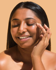 Image of woman using Plantkos Phyto Vitality Eye Cream